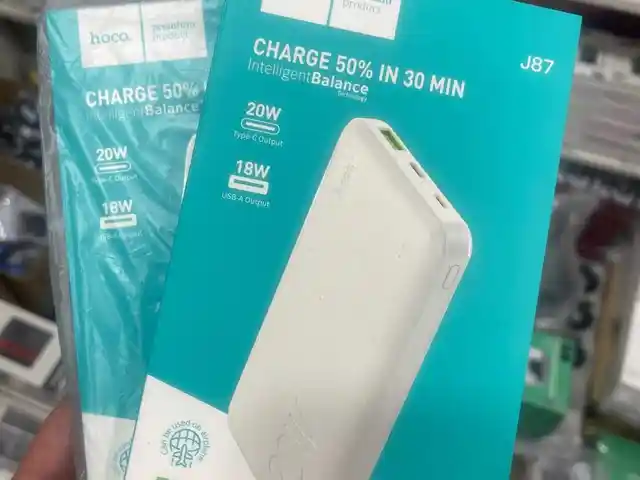 Портативный аккумулятор Hoco J87 Tacker, PD20W+QC3.0, 10000mAh, Душанбе