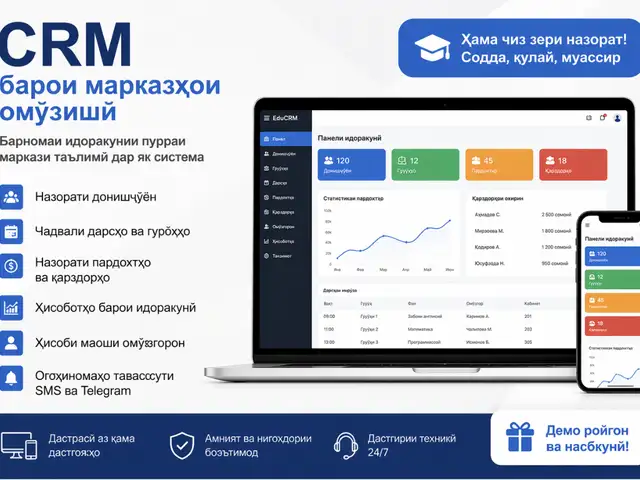 Барномаи идоракунии маркази омӯзиши CRM, Душанбе