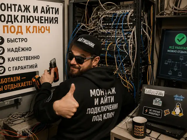 Монтаж и настройка IT-оборудования под ключ, Душанбе
