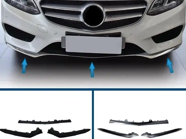 Молдинг переднего бампера Mercedes W212 AMG рестайлинг, Душанбе