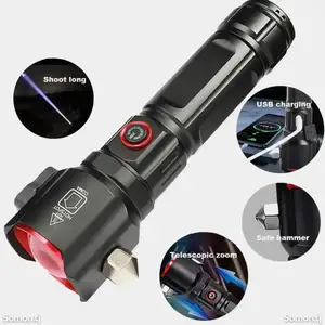 Многофункциональный светодиодный фонарик с USB-зарядкой, Душанбе