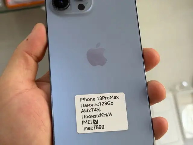 Apple iPhone 13 Pro Max, 128 gb, Sierra Blue, Хуҷанд