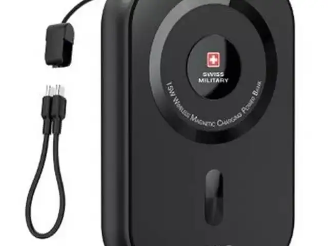 Повербанк Swiss Military 3-in-1 Wireless Magnetic Power Bank, 10000 mAh,SM-WL-3I, Душанбе