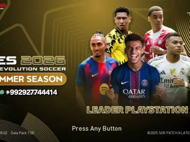 Игра PES 2018 SGR Patch Summer Season 2026 для PS4/5, Хуҷанд