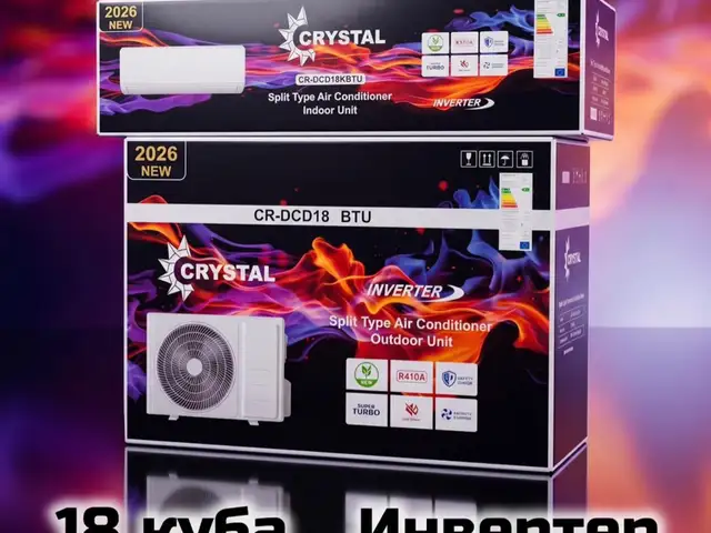 Кондиционер Cristal инвертор 18 куб, Душанбе