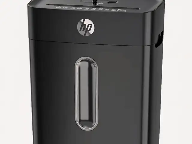 HP Шредер Офисный Фрагментный, секретность 4, 15 л, черный, черный матовый, Худжанд