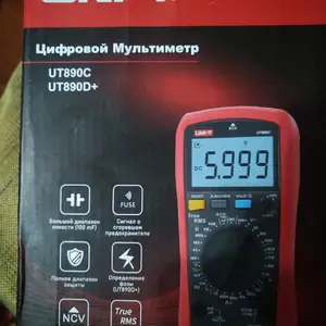 Професcиональный мультиметр unit-t 890d+, Худжанд