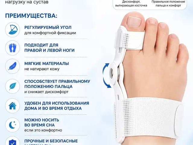 Корректор косточки большого пальца стопы с регулируемым углом, Бобоҷон Ғафуров