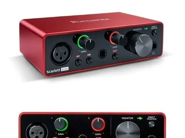 Звуковая карта Focusrite solo gen 3, Худжанд