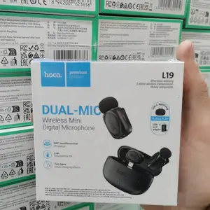 Беспроводной петличный микрофон, Hoco L19 USB C 2В1, Душанбе
