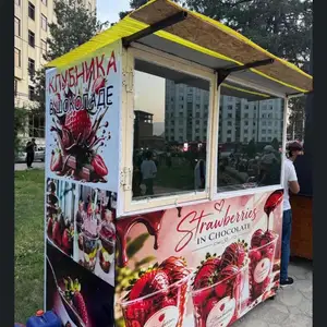 Будка клубника в шоколаде, Душанбе