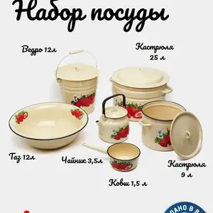 Эмалированный Набор посуды, Хуҷанд