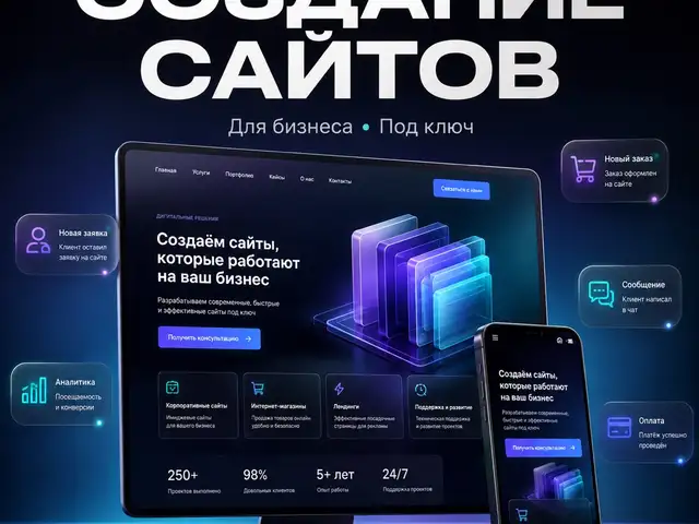 Создание сайтов под ключ для бизнеса и продаж, Душанбе