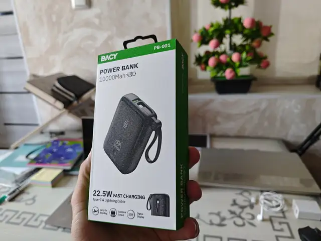 Power Bank BACY original 10 000mah 22.5w, Гиссар