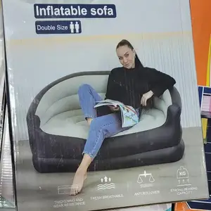 Кресло двухместное надувное с ручным насосом inflatable sofa, Душанбе