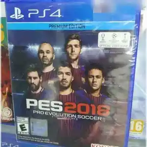 Игра PES 18 Premium Edition PlayStation 4 PlayStation 5, Душанбе