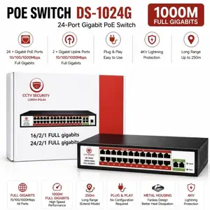 Коммутатор poe switch 24 порт гигабит, Душанбе
