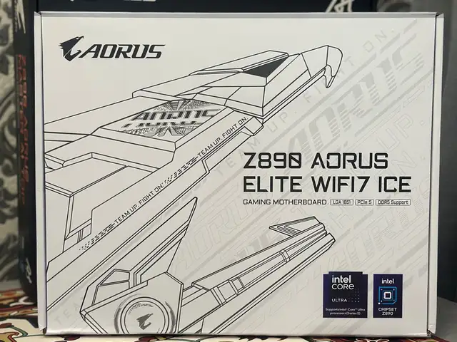 Материнская плата Gigabyte Z890 Aorus Elite WIFI7 Ice, Душанбе