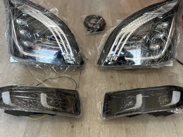 Передние фары с галогенами led для Toyota Prado 1, Душанбе