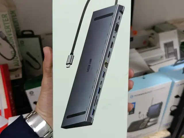 Универсальный Мультихаб Green Lion 12-in-1 4K HDMI Ethernet USB-C Hub, Душанбе
