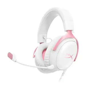 Игровая проводная гарнитура HyperX Cloud III White Pink, Душанбе