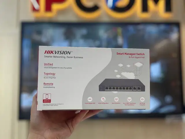Switch POE Gigabit Hikvision DS 3E1510P-EI M, Хуҷанд
