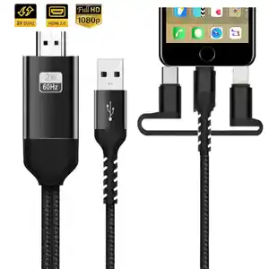 Аудиокабель с разъемом Type-C Micro USB 3,0 и HDMI для подключения экрана телефо, Душанбе