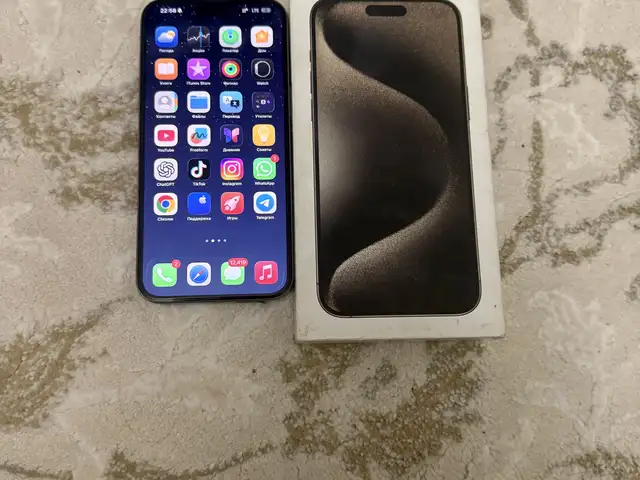 Apple iPhone 15 Pro Max, 256 gb, Natural Titanium, Душанбе