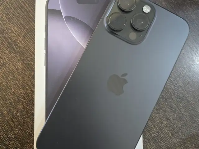 Apple iPhone 16 Pro Max, 256 gb, Black Titanium, Худжанд