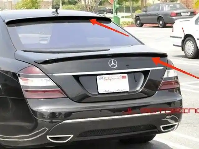 Спойлер на Mercedes Benz w221, Душанбе