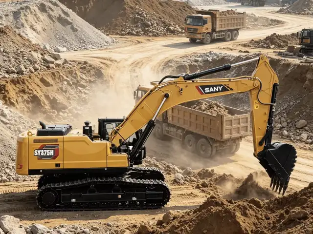 Экскаватор Sany 375 H, Душанбе