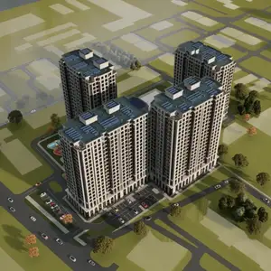 1-комн. квартира, 15 этаж, 55 м², Шохмансур, Душанбе