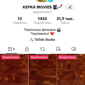 Tiktok аккаунт, Душанбе