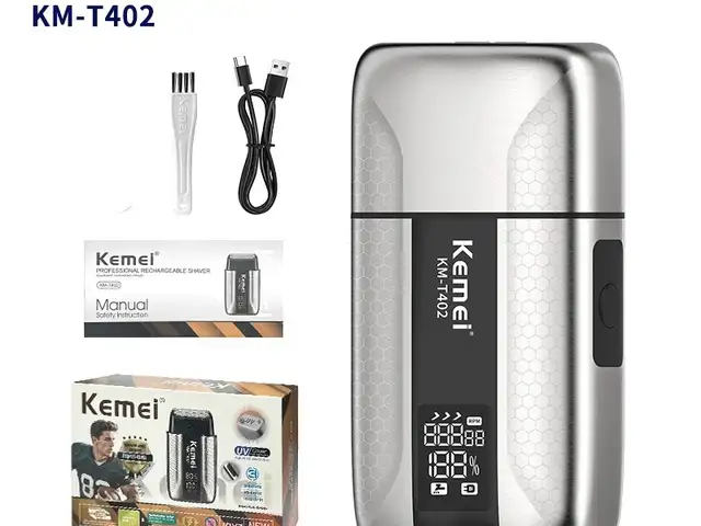 Риштароши касбии Kemei KM-T402 Бо функсияи зиддиуфунии UV, Душанбе