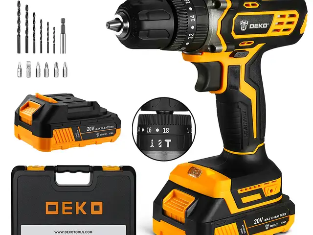 Шуруповерт аккумуляторная ударная в наборе 20V DEKO DKCD20ID01-5S3 + 13 де, Душанбе