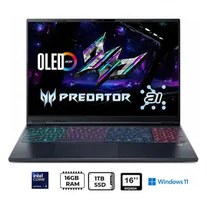 Ноутбук Acer Predator Helios Neo 16S Ultra 9 275HX 16GB 1TB RTX5060 OLED 240Hz, Душанбе
