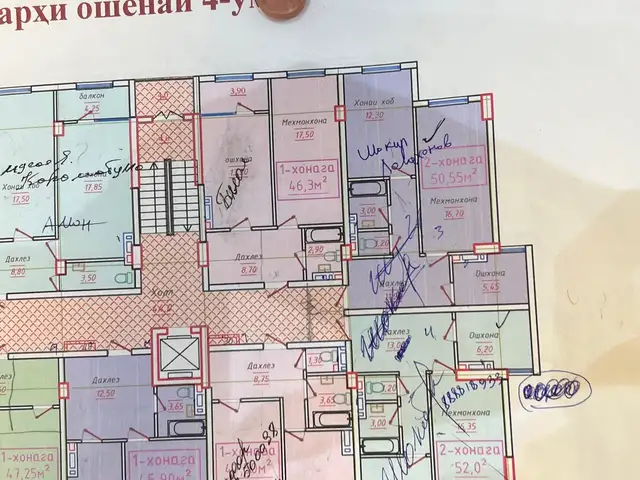 2-комн. квартира, 4 этаж, 27 м², Шабчарог, Бохтар (Курган-Тюбе)