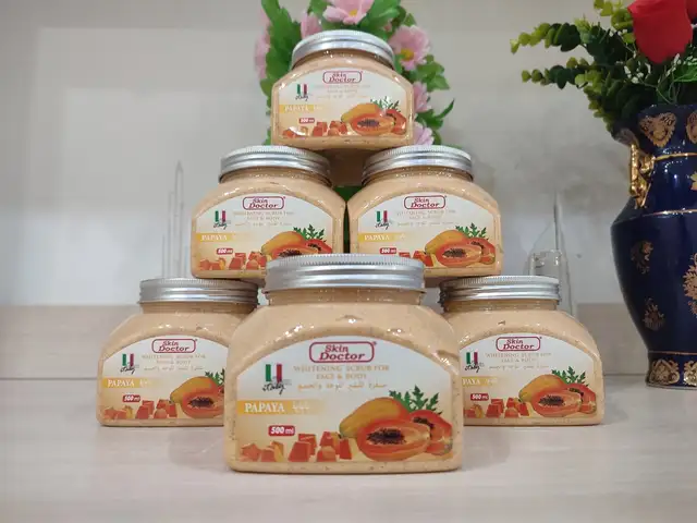 Отбеливающий скраб Papaya 500 грамм, Худжанд