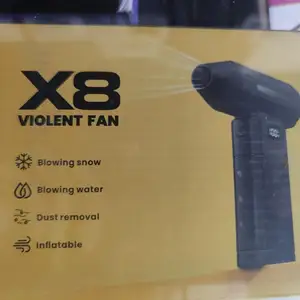 Портативный турбовентилятор воздуходувка X8 Violent Fan, Ҳисор