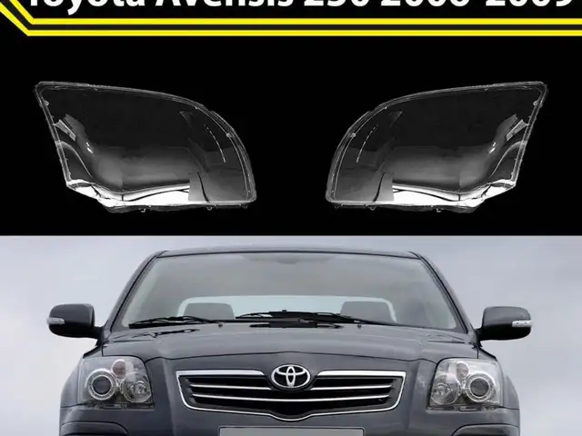 Стекло фары Toyota Avensis 250 рестайлинг 2006-2009, Худжанд
