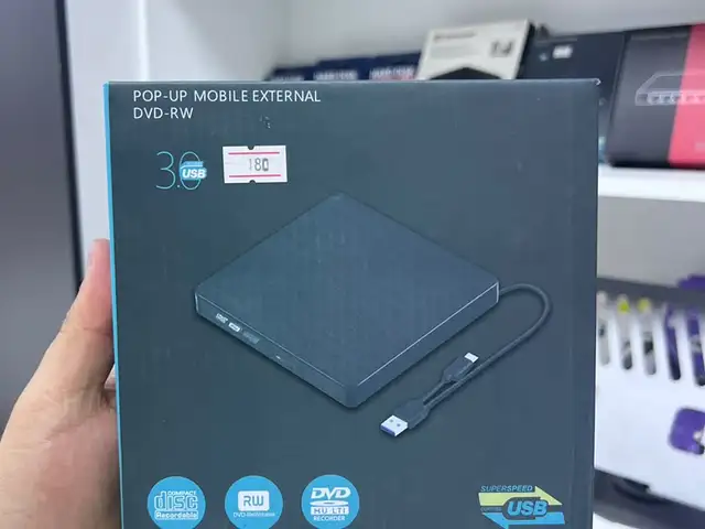 USB 3.0 Выдвижной мобильный внешний DVD-RW привод ODD Внешний DVD-привод ROM, Душанбе