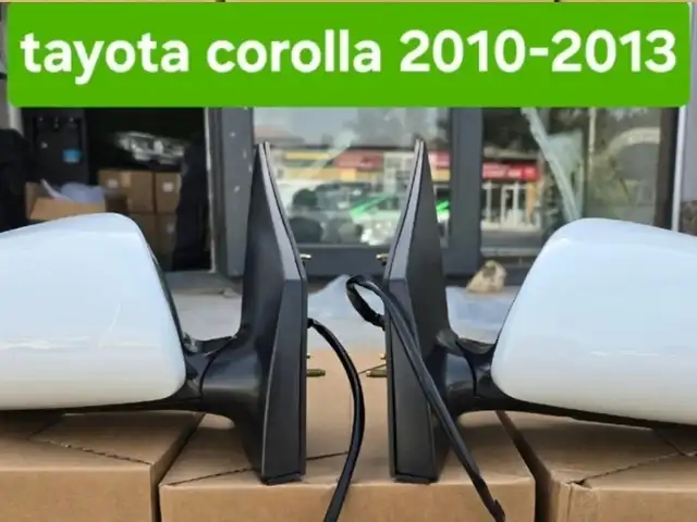 Боковые зеркала Toyota Corolla 2007-2013 белый, Душанбе