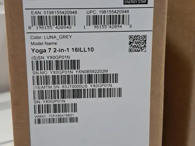 Ноутбук Lenovo YOGA 7 2 in 1, Душанбе