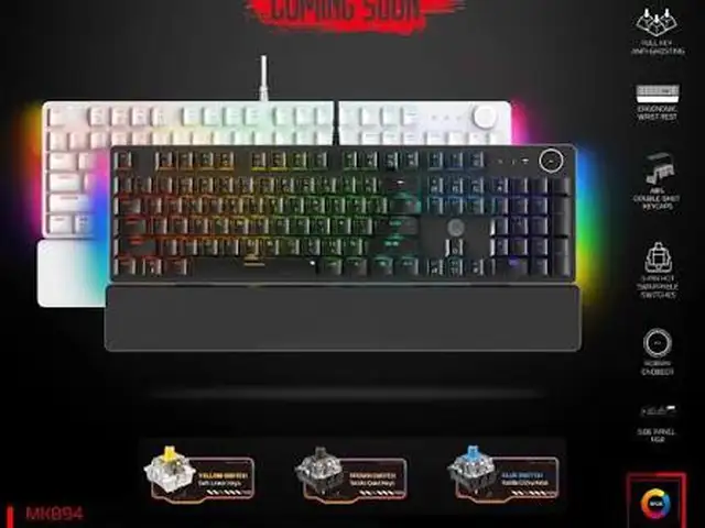 Полноразмерная проводная механическая клавиатура Fantech MAXPOWER II MK894, Душанбе