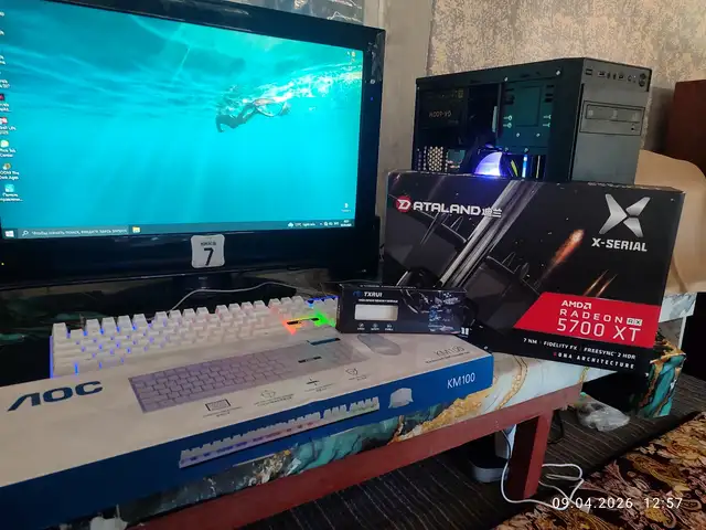 Игровой компьютер Intel core i7 4790k Rx 5700 xt, Бохтар (Курғон-Теппа)