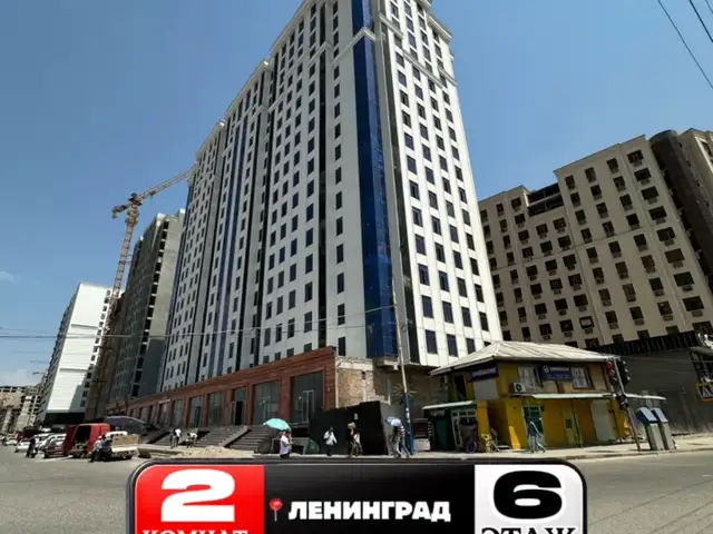 2-комн. квартира, 6 этаж, 66 м², Поворот Ленинграда, Рудаки