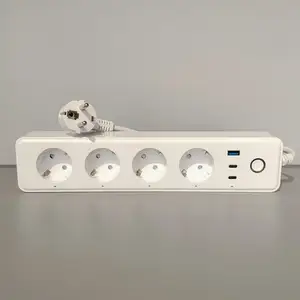 Умный сетевой фильтр с WiFi на 4 розетки, с USB и двумя Type C портами, Душанбе