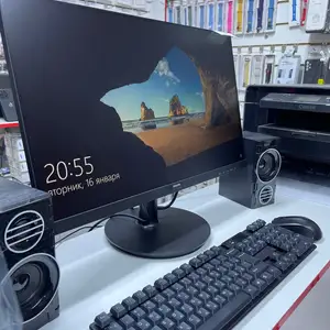 Офисный компьютер core i5 7500/RAM 16GB DDR 4/NVME 512GB/Philips 24 100hz, Душанбе
