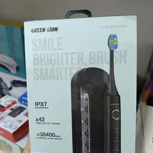 Электрическая зубная щетка Green Lion Smart Brush Rechargeable Toothbrush черный, Душанбе