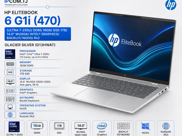 Ноутбук HP Elitebook 6 G1i 470 Ultra 7-255U/ DDR5 16GB/ SSD 1TB/ 14.0 WUXGA/ Intel, Хуҷанд